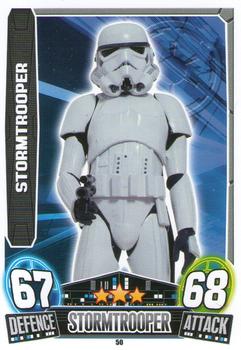 2013 Topps Force Attax Star Wars Movie Edition Series 3 #50 Stormtrooper Front