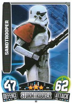 2013 Topps Force Attax Star Wars Movie Edition Series 3 #52 Sandtrooper Front
