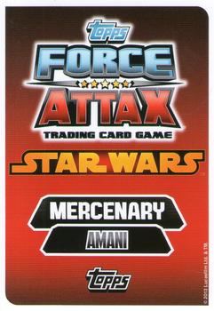 2013 Topps Force Attax Star Wars Movie Edition Series 3 #75 Amanaman Back