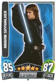 2013 Topps Force Attax Star Wars Movie Edition Series 3 #95 Anakin Skywalker Front