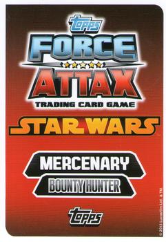 2013 Topps Force Attax Star Wars Movie Edition Series 3 #154 Aurra Sing Back