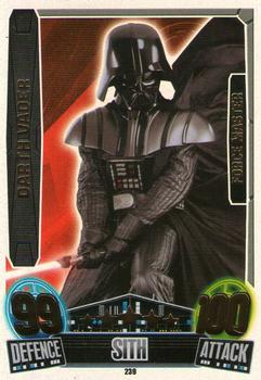 2013 Topps Force Attax Star Wars Movie Edition Series 3 #239 Darth Vader Front