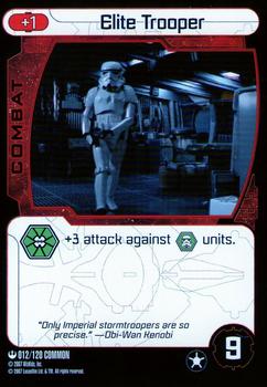 2007 Star Wars Pocketmodel TCG #12 Elite Trooper Front