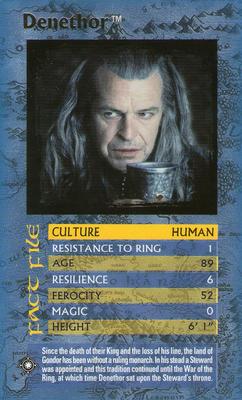 2003 Top Trumps Specials The Lord of the Rings The Return of the King #NNO Denethor Front