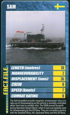 2002 Top Trumps Warships #NNO SAM Front