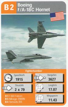 2001 Marks & Spencer Trumps Aircraft #B2 Boeing F/A-18C Hornet Front