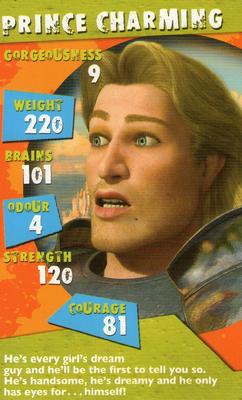 2004 Top Trumps Specials Shrek 2 #NNO Prince Charming Front