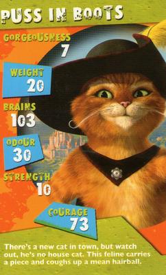 2004 Top Trumps Specials Shrek 2 #NNO Puss In Boots Front