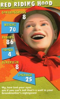 2004 Top Trumps Specials Shrek 2 #NNO Red Riding Hood Front