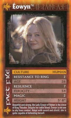2004 Top Trumps Specials The Lord of the Rings The Two Towers #NNO Eowyn Front