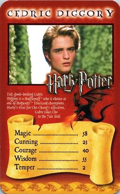 2005 Top Trumps Specials Harry Potter and the Goblet of Fire #NNO Cedric Diggory Front