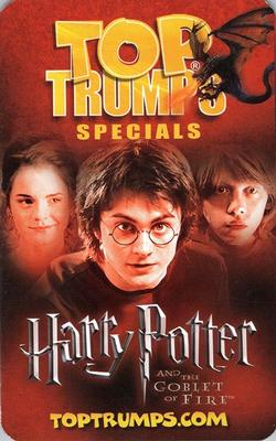 2005 Top Trumps Specials Harry Potter and the Goblet of Fire #NNO George Weasley Back