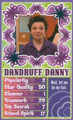 2008 Top Trumps Specials Hannah Montana #NNO Dandruff Danny Front