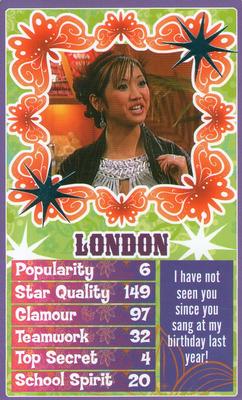 2008 Top Trumps Specials Hannah Montana #NNO London Front