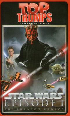 2012 Top Trumps Star Wars Episode 1 #NNO Obi-Wan Kenobi Back