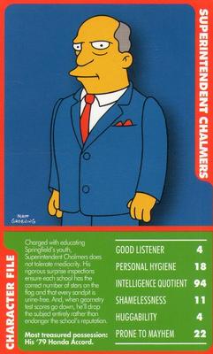 2010 Top Trumps Specials The Simpsons Classic Collection Volume 3 #NNO Superintendent Chalmers Front