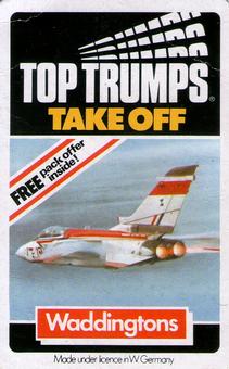 1983-85 Top Trumps Take Off #NNO Title Card Front