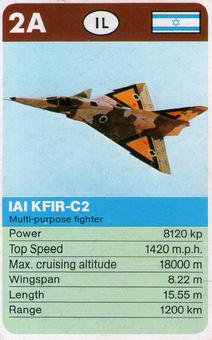 1983-85 Top Trumps Take Off #2A IAI KFIR-C2 Front