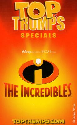 2004 Top Trumps The Incredibles #NNO Dash Back