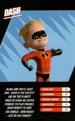 2004 Top Trumps The Incredibles #NNO Dash Front