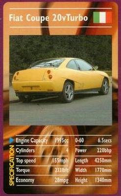 2000 Top Trumps Sports Cars #NNO Fiat Coupe 20vTurbo Front