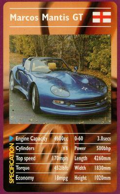 2000 Top Trumps Sports Cars #NNO Marcos Mantis GT Front