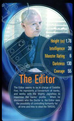 2006 Top Trumps Specials Doctor Who #NNO The Editor Front