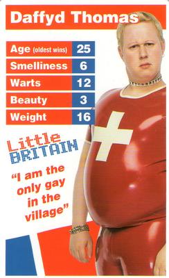 2005 Top Trumps Little Britain #NNO Daffyd Thomas Front