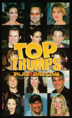 2003 Top Trumps Movie Stars #NNO David Schwimmer Back