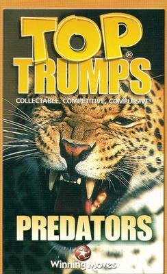 2003 Top Trumps Predators #NNO Title Card Front