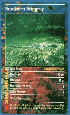 2003 Top Trumps Sharks #NNO Southern Stingray Front