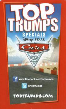 2011 Top Trumps Specials Cars 2 #NNO Lightning McQueen Back