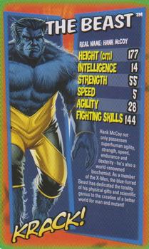2008 Top Trumps Specials Marvel Ultimate Heroes #NNO The Beast Front