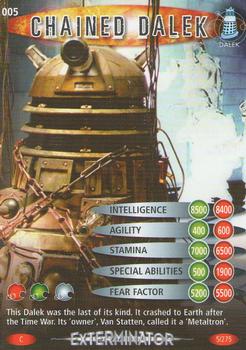 2006 Doctor Who Battles in Time Exterminator #5 Chained Dalek Front