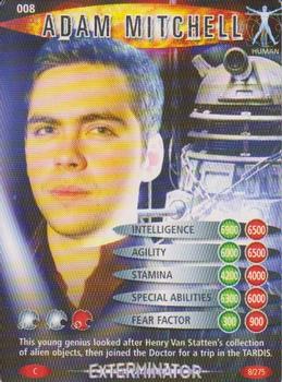 2006 Doctor Who Battles in Time Exterminator #8 Adam Mitchell Front