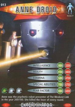 2006 Doctor Who Battles in Time Exterminator #13 Anne Droid Front