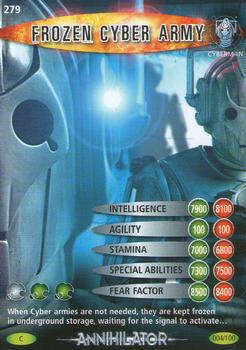 2007 Doctor Who Battles in Time Annihilator #4 Frozen Cyber Army Front