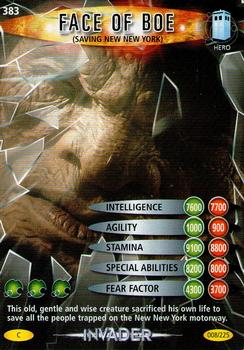 2007 Doctor Who Battles in Time Invader #8 Face of Boe (Saving New New York) Front