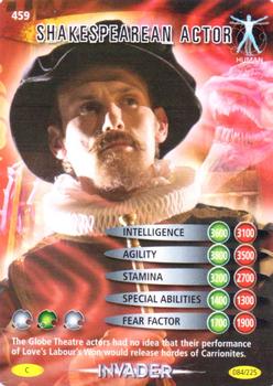 2007 Doctor Who Battles in Time Invader #84 Shakespearean Actor Front
