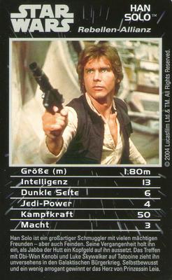 2012 Top Trumps Specials Star Wars Episodes IV-VI (German) #NNO Han Solo Front