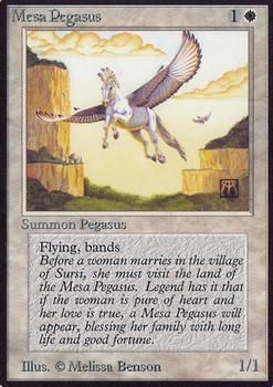 1993 Magic the Gathering Alpha #NNO Mesa Pegasus Front