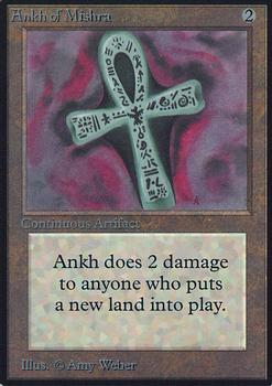 1993 Magic the Gathering Alpha #NNO Ankh of Mishra Front