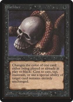 1993 Magic the Gathering Beta #NNO Deathlace Front