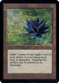 1993 Magic the Gathering Beta #NNO Black Lotus Front