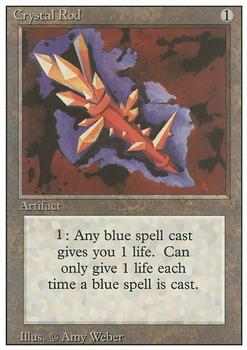 1994 Magic the Gathering Revised Edition #NNO Crystal Rod Front