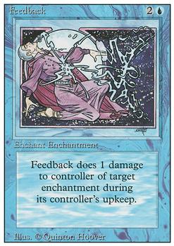 1994 Magic the Gathering Revised Edition #NNO Feedback Front