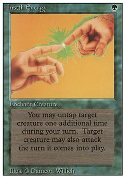 1994 Magic the Gathering Revised Edition #NNO Instill Energy Front