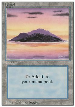 1994 Magic the Gathering Revised Edition #NNO Island Front