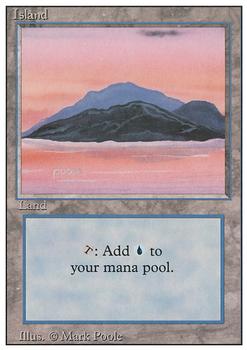 1994 Magic the Gathering Revised Edition #NNO Island Front