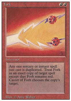 1994 Magic the Gathering Revised Edition #NNO Fork Front
